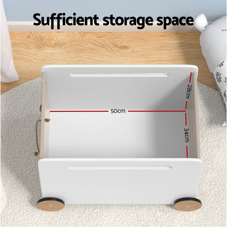 Keezi Kids Toy Box with Wheels