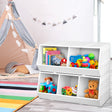 Keezi Kids Stackable Toy Box and Bookshelf — E1 MDF with NC Paint — Allure Home Collections