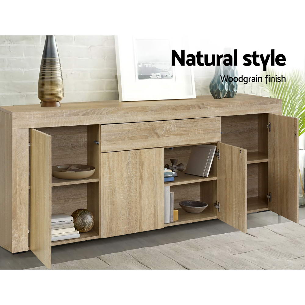Berri 1 Drawer Buffet Sideboard, Oak