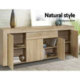 Berri 1 Drawer Buffet Sideboard, Oak