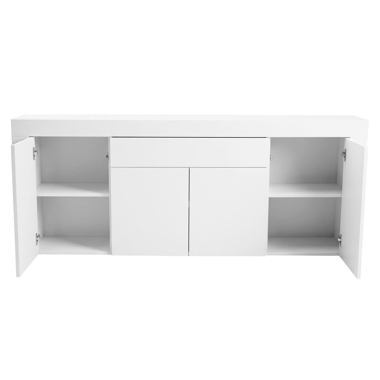 Berri 1 Drawer Buffet Sideboard, White