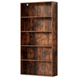 Artiss 5-Tier Walnut Bookshelf — Storage and Display Cabinet — Allure Home Collections