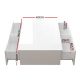 Artiss Trevi White Coffee Table with 4 Drawers — Allure Home Collections