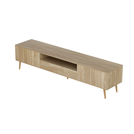 Artiss Alex 200cm Lowline TV Cabinet with Drawers and Natural Wood Grain — Allure Home Collections