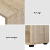 Artiss Alban 130cm Oak Computer Desk with Bookshelf — Allure Home Collections