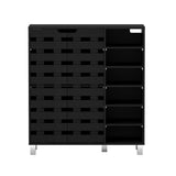 Artiss 6-Tier 24-Pair Black Shoe Rack Cabinet with Storage Shelf — Allure Home Collections