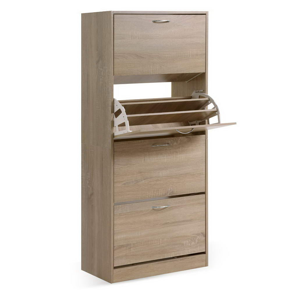 Halls Gap 60 Pair Shoe Cabinet, Wood image 2
