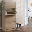 Halls Gap 60 Pair Shoe Cabinet, Wood