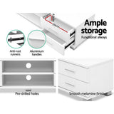 Artiss Dylan 120cm White TV Entertainment Unit — Allure Home Collections