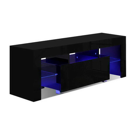 Artiss Elo LED Entertainment Unit — Black or White, Low-Profile Media Console — Allure Home Collections