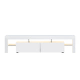 Artiss Bobi 189cm LED Entertainment Unit with Shelves — Black or White — Allure Home Collections