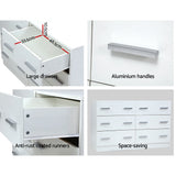Artiss VEDA 6-Drawer Lowboy in White — Allure Home Collections