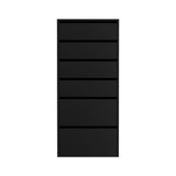 Medway 6 Drawer Tallboy, Black