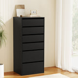 Medway 6 Drawer Tallboy, Black