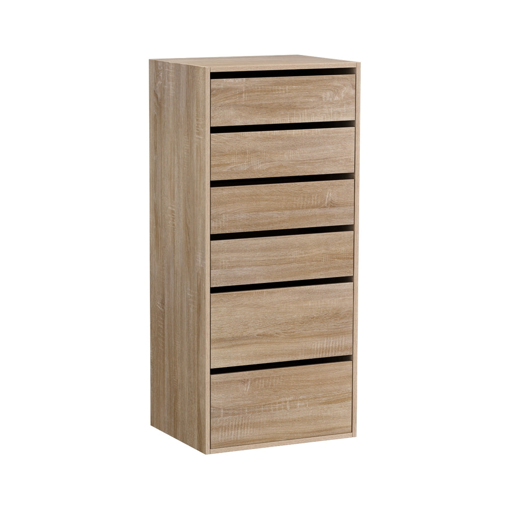 Medway 6 Drawer Tallboy, Pine