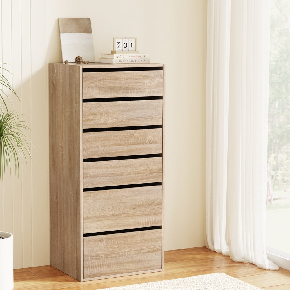 Medway 6 Drawer Tallboy, Pine