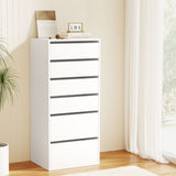 Artiss 6-Drawer Tallboy Dresser in White — 113cm — Allure Home Collections