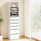 Artiss 6-Drawer Tallboy Cabinet in White — Modern Storage — Allure Home Collections