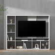 Artiss Brian 183cm White Entertainment Centre with Open Shelves — Allure Home Collections