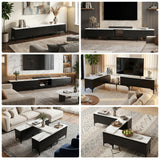 Wynyard Extendable TV Unit, Black