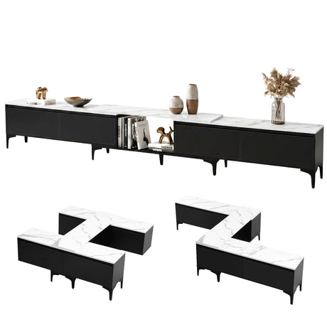 Wynyard Extendable TV Unit, Black