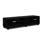 Artiss Jim 140cm Black TV Entertainment Unit — Allure Home Collections