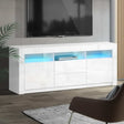 Artiss Anna 160cm White LED Entertainment Unit — 20 Colours and 5 Effects — Allure Home Collections