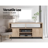 Artiss Ken 140cm Oak TV Cabinet with Storage — Allure Home Collections