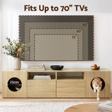 Hobart pine 185cm TV unit with built in cat house in a modern living room