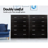Artiss ANDES 6-Drawer Chest of Drawers — Plastic or Double Handles — Allure Home Collections