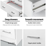 Artiss ANDES 6-Drawer Chest of Drawers — Plastic or Double Handles — Allure Home Collections