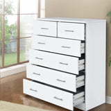 Artiss ANDES 6-Drawer Chest of Drawers — Plastic or Double Handles — Allure Home Collections