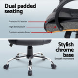 Cook Computer Desk and Office Chair Set, Black 120cm