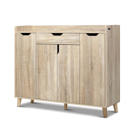 Cavendish 26 Pair Shoe Cabinet, Pine image 2