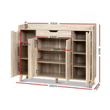 Cavendish 26 Pair Shoe Cabinet, Pine image 3