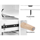 Artiss CISSY 26-Pair Adjustable White Shoe Rack Cabinet — Melamine Finish — Allure Home Collections