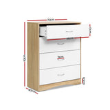 Contemporary 4-Drawer Chest of Drawers