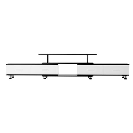 Artiss Extendable TV Cabinet — 160cm to 220cm, with Drawers and Open Shelves — Allure Home Collections