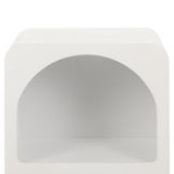 Artiss ARCHED Bedside Table with Shelves in White — Allure Home Collections