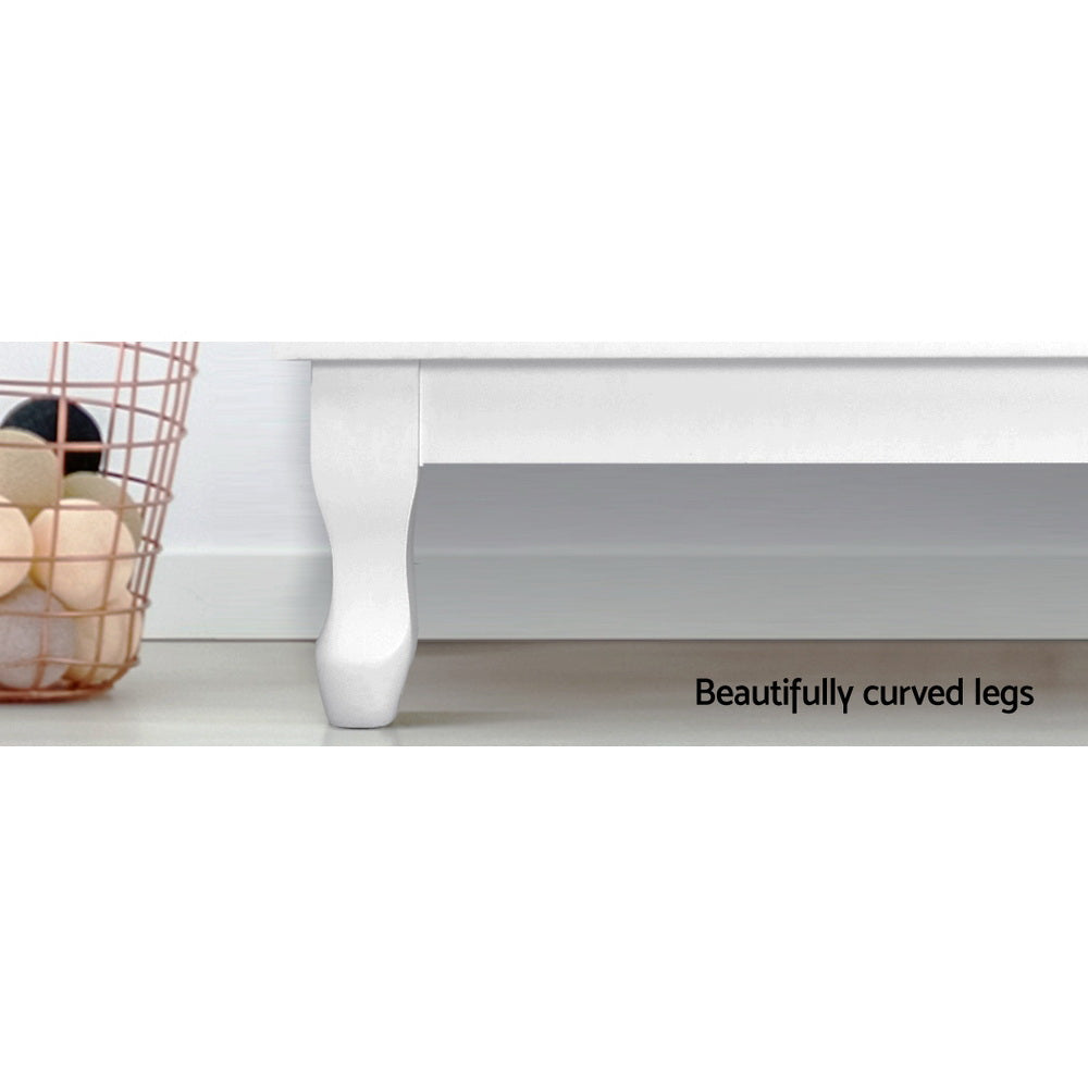 Artiss KUBI 6-Drawer French Provincial Chest of Drawers in White — Allure Home Collections
