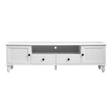 Artiss KUBI 160cm White French Provincial TV Cabinet — Allure Home Collections