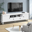Artiss KUBI 160cm White French Provincial TV Cabinet — Allure Home Collections