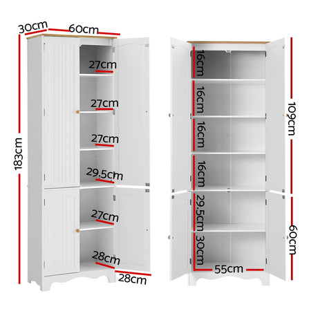 Taylorville 4 Door Buffet Sideboard, White