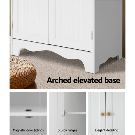 Taylorville 4 Door Buffet Sideboard, White