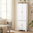 Berne Tall Buffet Cupboard, White, view 8