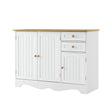 Gerard 3 Door 2 Drawer Buffet Sideboard, White