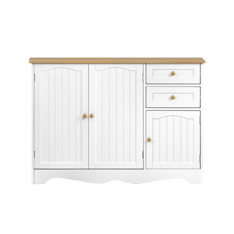 Gerard 3 Door 2 Drawer Buffet Sideboard, White