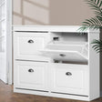 Artiss PAUL 4-Tier 16-Pair White Shoe Rack Cabinet — Allure Home Collections