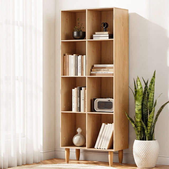 Walkerville 4 Tier Bookshelf, Pine