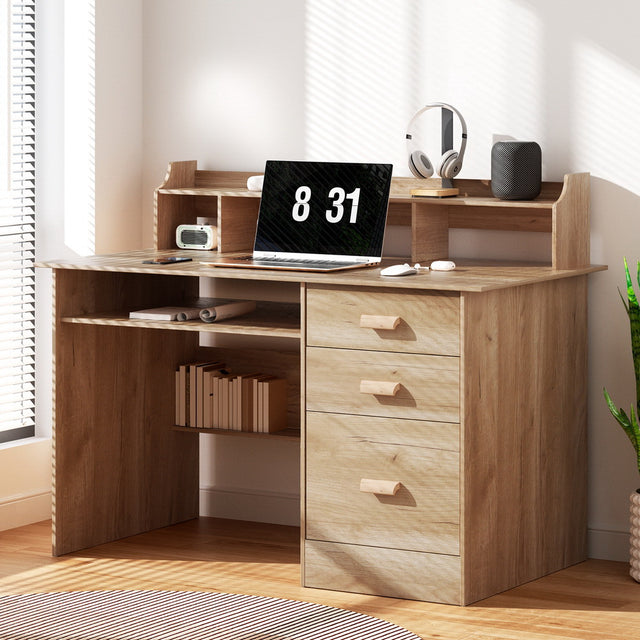Artiss Modern Computer Desk with Shelf and Drawer 15mm Particle Board — Allure Home Collections